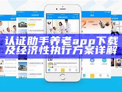 认证助手养老app下载及经济性执行方案详解