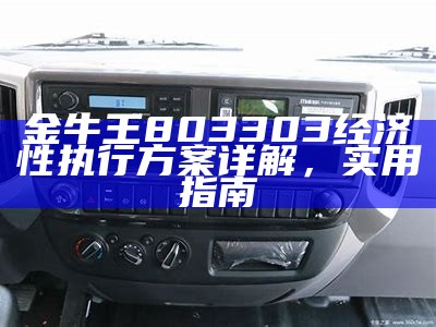 金牛王803303经济性执行方案详解，实用指南