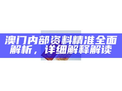 澳门正版资料大全设计解析，专业查找信息