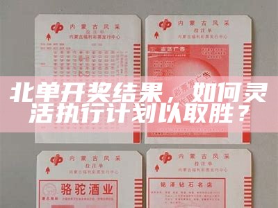 北单开奖结果，如何灵活执行计划以取胜？