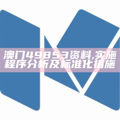 澳门49853资料,实施程序分析及标准化措施