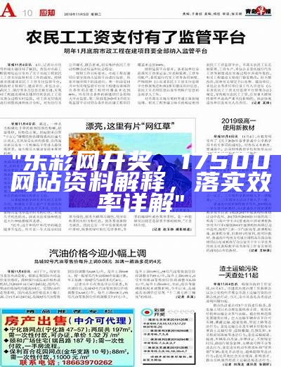 "乐彩网开奖，17500网站资料解释，落实效率详解"