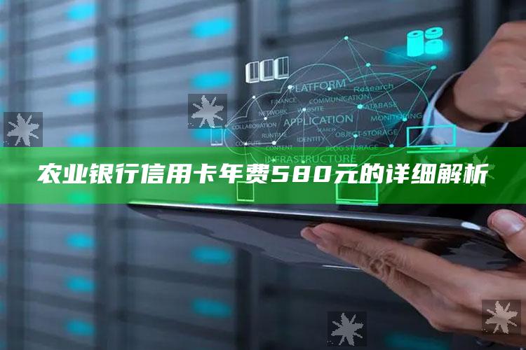 农业银行信用卡年费580元的详细解析 ,2020年农行信用卡有年费吗