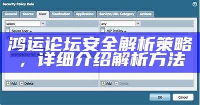 鸿运论坛安全解析策略，详细介绍解析方法