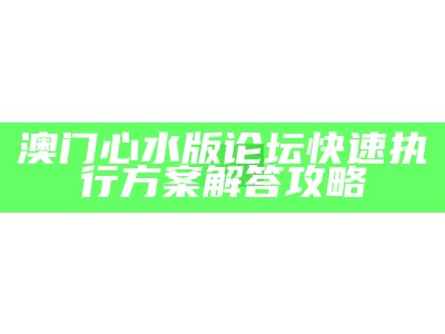 澳门正版资料大全免费六肖，专业方案实施，详细解析