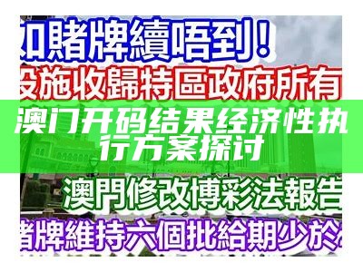 澳门开码结果经济性执行方案探讨